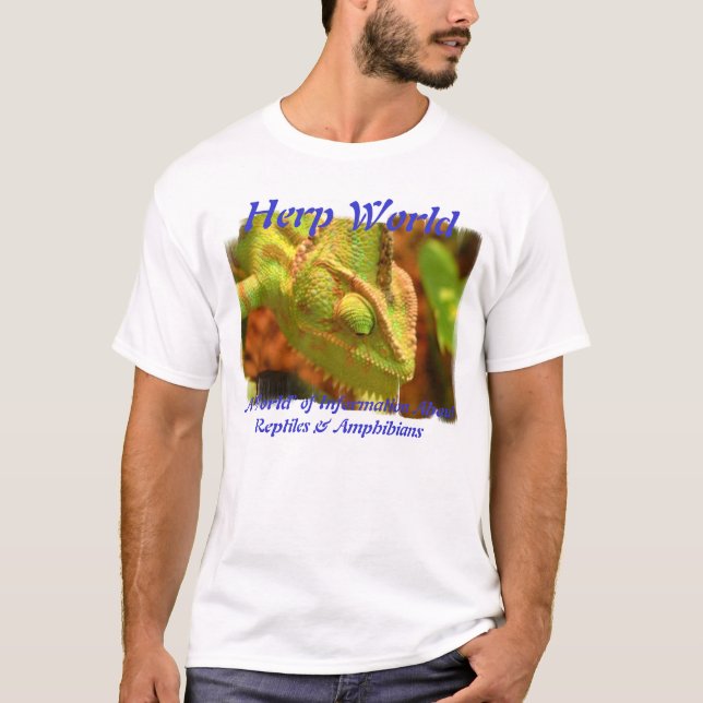 Herp Weltchamäleon-T - Shirt (Vorderseite)