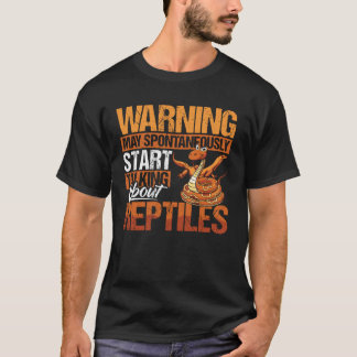 Herpetologe Apparel Herpetology Reptile for Wome T-Shirt