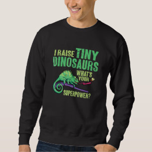 Herpetologe Echse Reptil Chamäleon 1 Sweatshirt