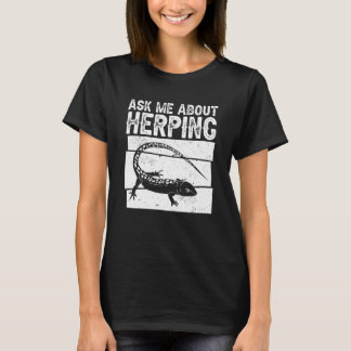 Herpetologin Herpetology Herpetology Herp Fragte m T-Shirt