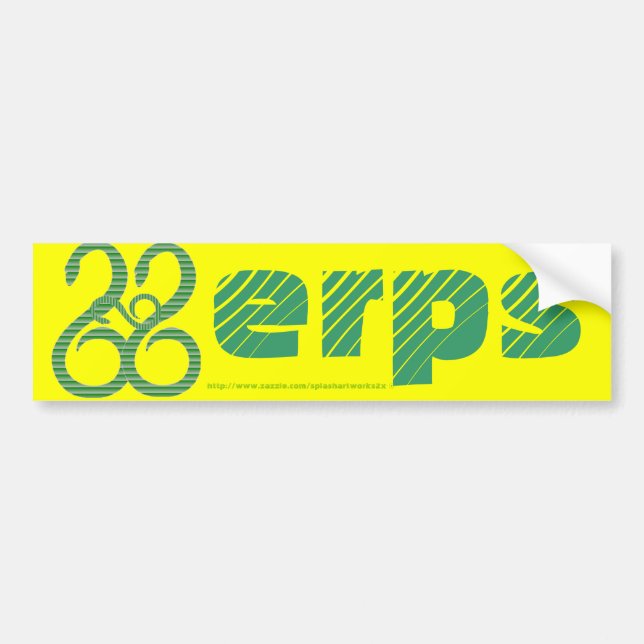 "HERPS" AUTOAUFKLEBER (Vorne)