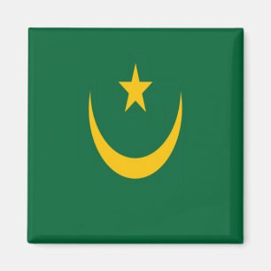 HERR 001 MAURITANIEN, Flagge, Afrika, Kühlschrank Magnet