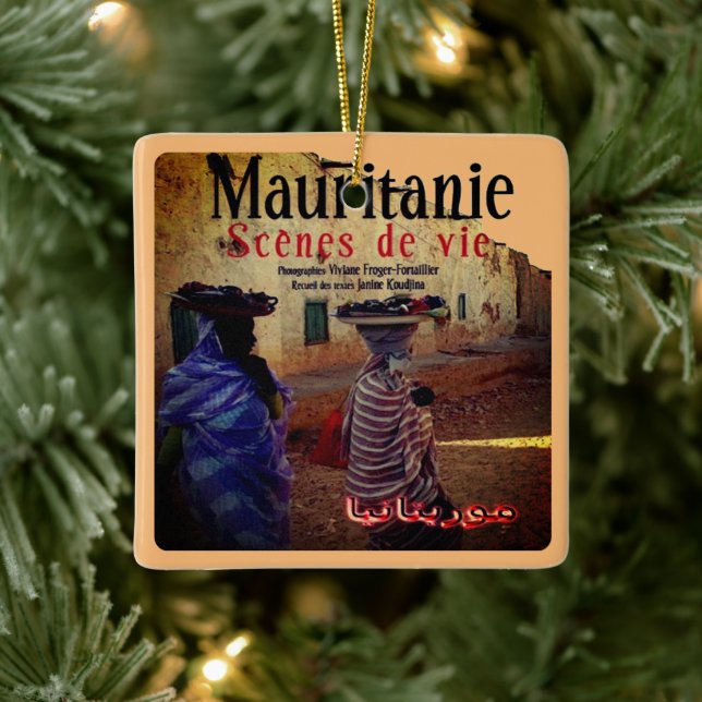 HERR 004 MAURITANIEN, Afrika, Keramikornament (Baum)