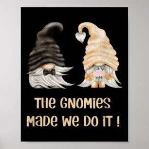 Herr & Frau Gnome For Funny Gardener Wedding - Poster