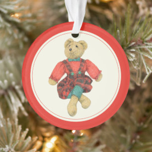 Herr Bär Acryl-Kreisschmuck Ornament