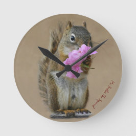 Herr Bickles Runde Wanduhr