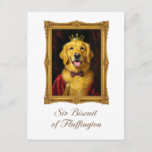 Herr Biscuit von Fluffington Postkarte