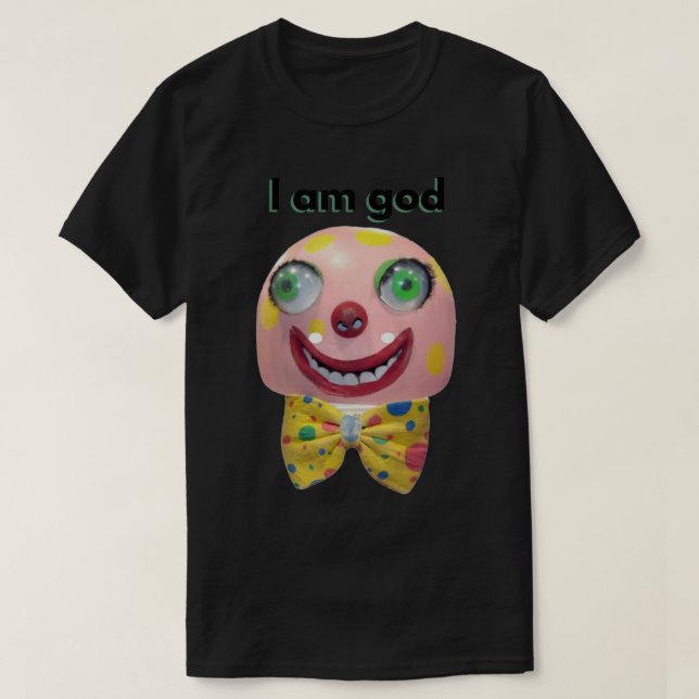 Herr Blobby ist Gott T-Shirt (Design vorne)