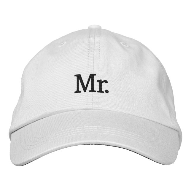 Herr Cap Bestickte Baseballkappe (Vorderseite)