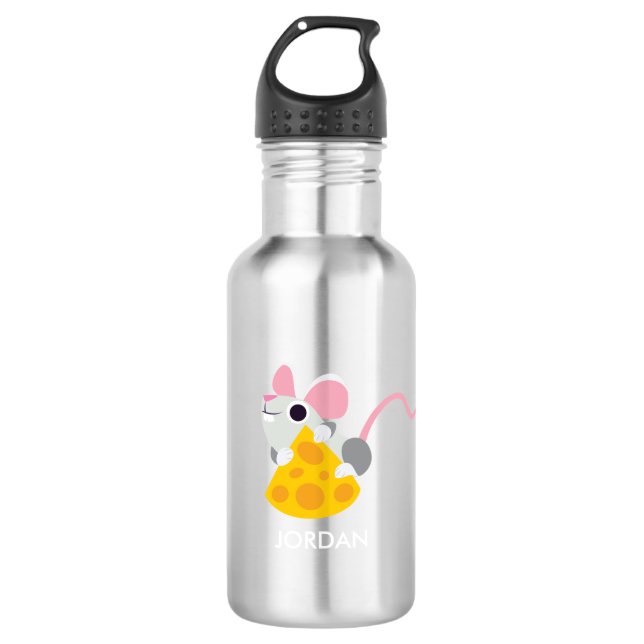 Herr Cheeseman die Maus Trinkflasche (Vorderseite)