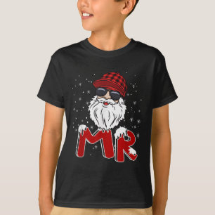 Herr Claus Kostüm Weihnachten Lustiger Santa Hut F T-Shirt