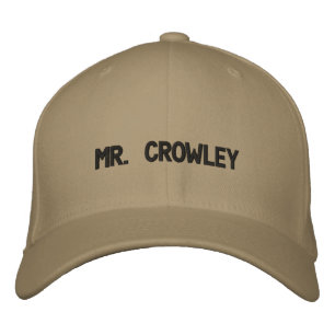 HERR CROWLEY BESTICKTE KAPPE
