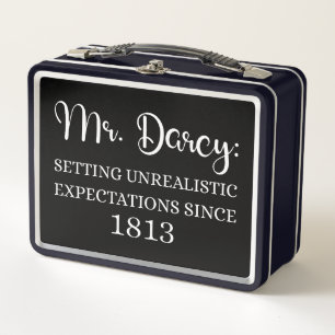 Herr Darcy: Unrealistische Erwartungen seit 1813 I Metall Brotdose