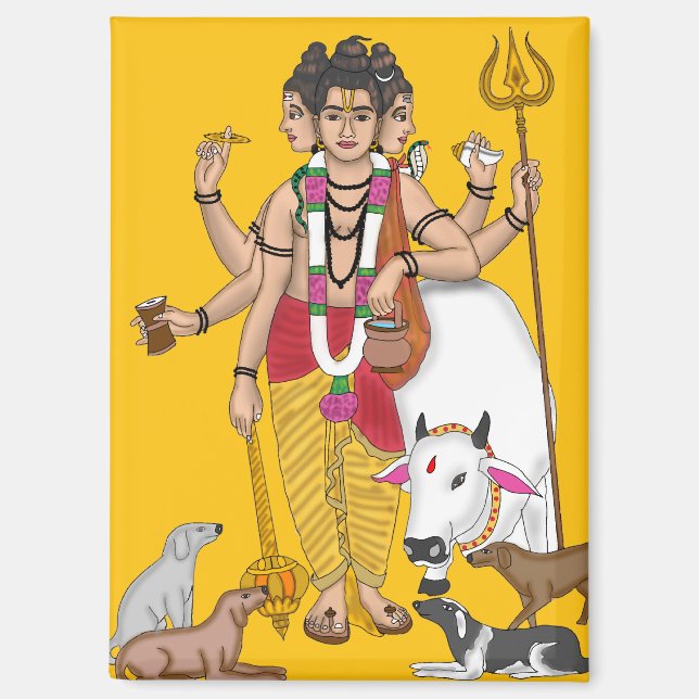 Herr Dattatreya  Magnet (Vorderseite)