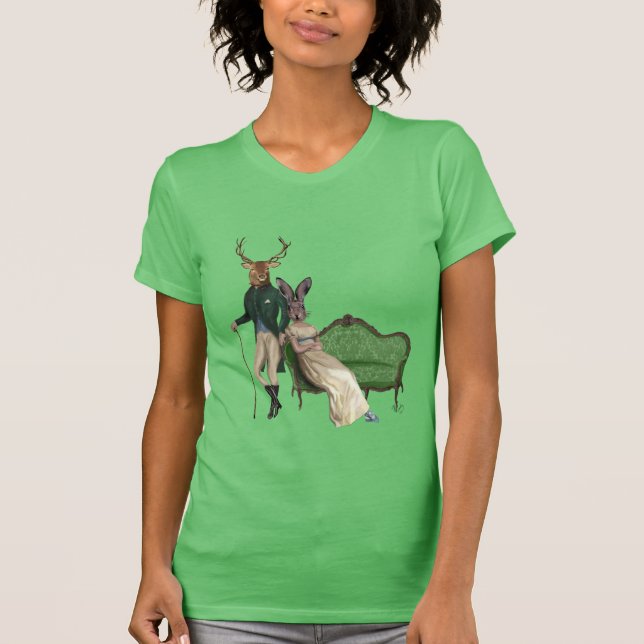 Herr Deer und Frau Rabbit 2 T-Shirt (Vorderseite)