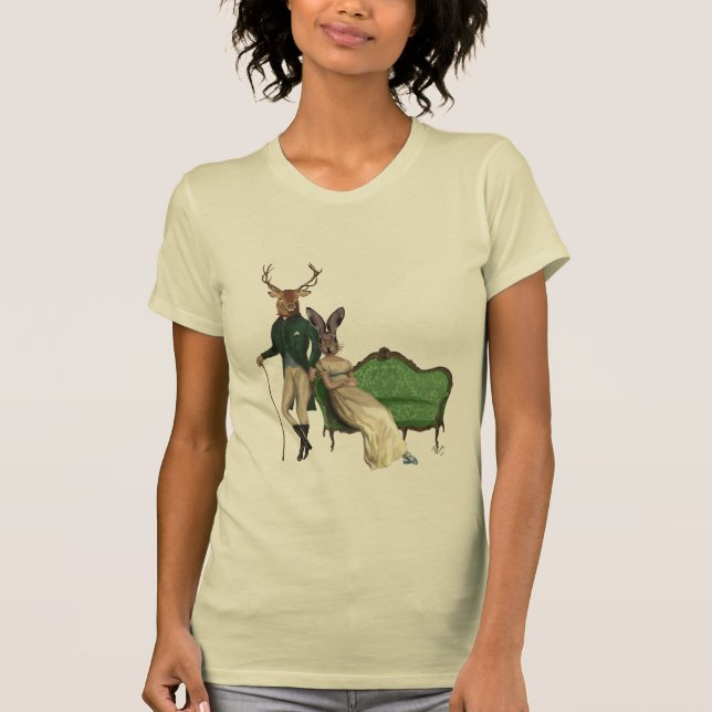 Herr Deer und Frau Rabbit 2 T-Shirt (Vorderseite)