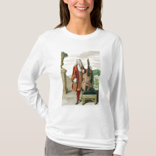 Herr, der das Cello spielt, erschienene c.1688-90 T-Shirt