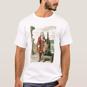 Herr, der das Cello spielt, erschienene c.1688-90 T-Shirt