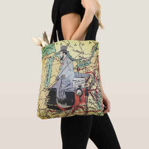 Herr, der in einem Buggy reist Tasche