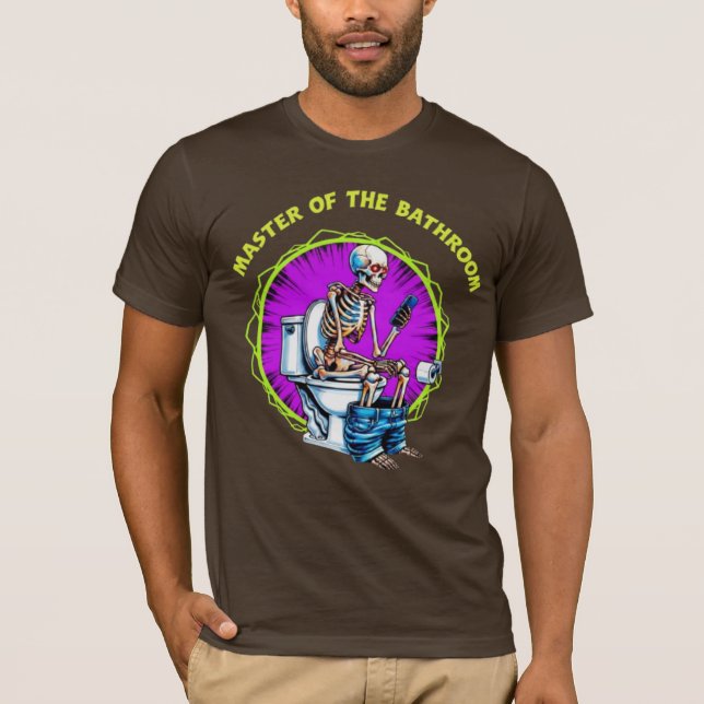 Herr des Badezimmers T-Shirt (Vorderseite)