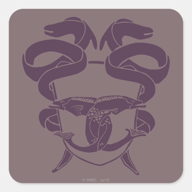 Herr des Laketown-Symbols Quadratischer Aufkleber (Vorderseite)