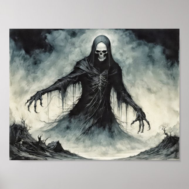 Herr des Todes erntet Seelen Poster (Vorne)