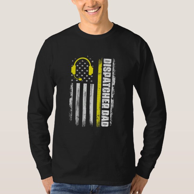 Herr Dispatcher Dad Dispatch Responder Operator 91 T-Shirt (Vorderseite)
