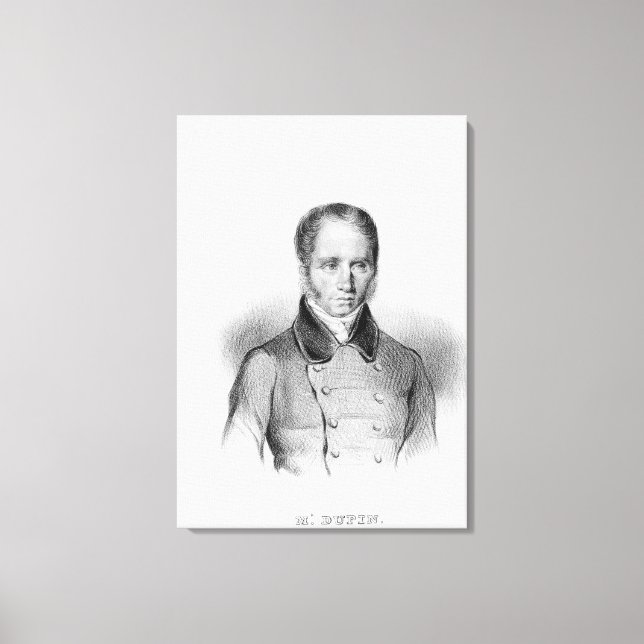 Herr Dupin Leinwanddruck (Vorderseite)