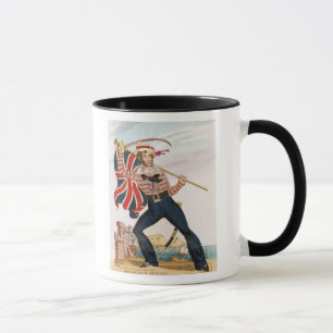 Herr E.F. Saville als 'Gewerkschafts-Jack Tasse