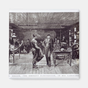 Herr Edison, der hervorragende Elektriker Magnet