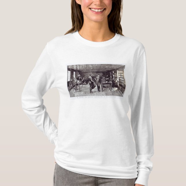 Herr Edison, der hervorragende Elektriker T-Shirt (Vorderseite)