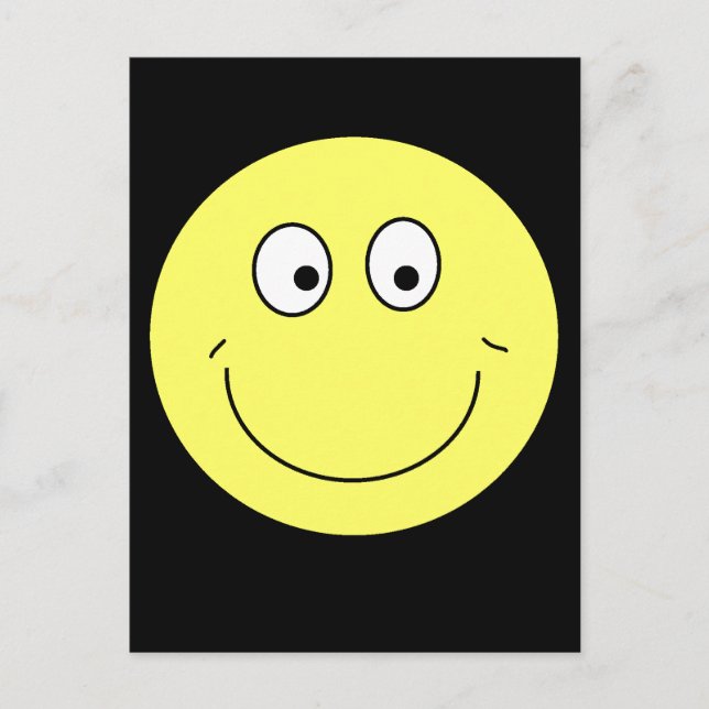Herr Emoticon Postkarte (Vorderseite)