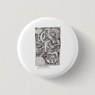 Herr Emptyful, Tintenzeichnung Button