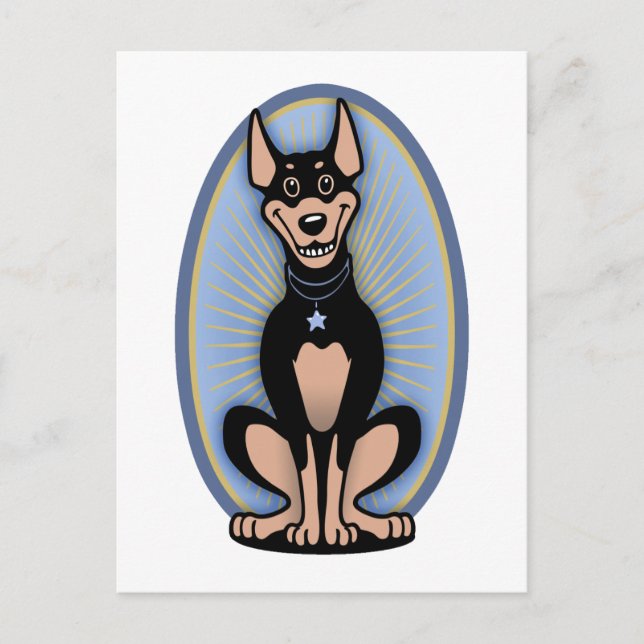 Herr Engaging Postkarte (Vorderseite)