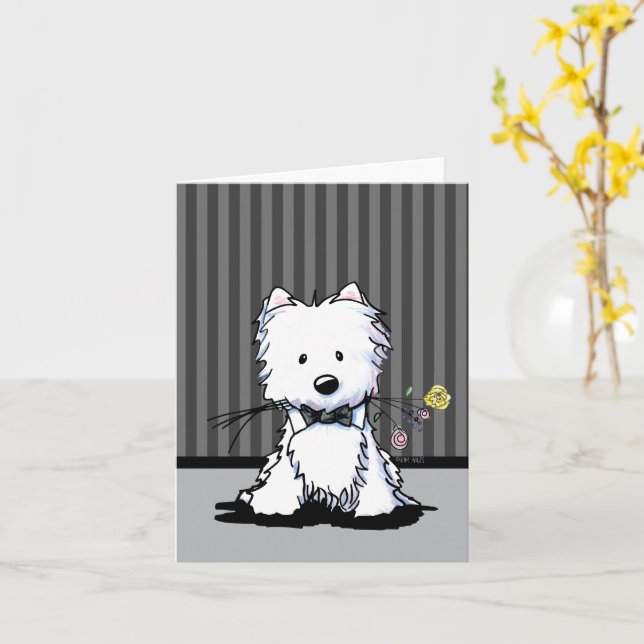 Herr Fancy Karte (Gelbe Blume)