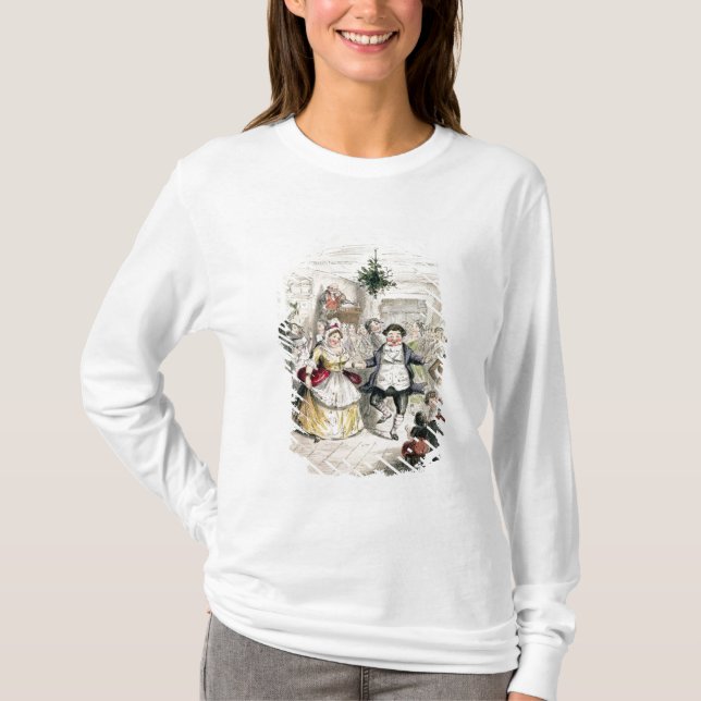 Herr Fezziwigs Ball, von 'einem Weihnachten Carol T-Shirt (Vorderseite)