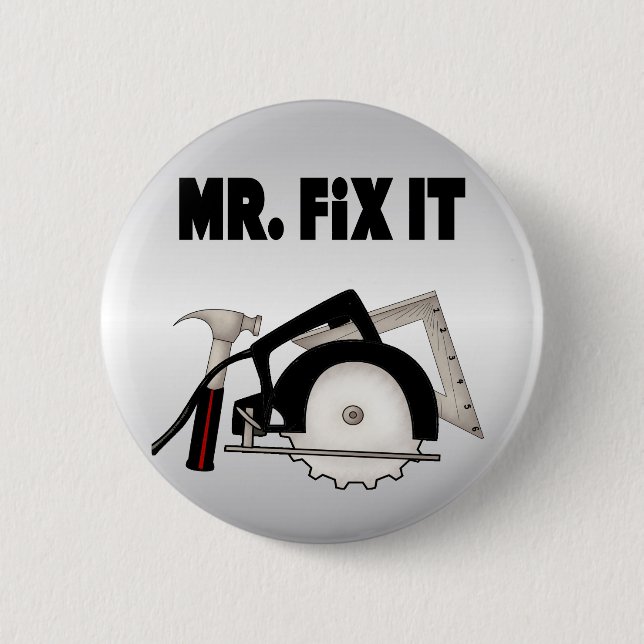 Herr Fix It Button (Vorderseite)