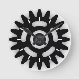 Herr Fix It Gear Clock Runde Wanduhr