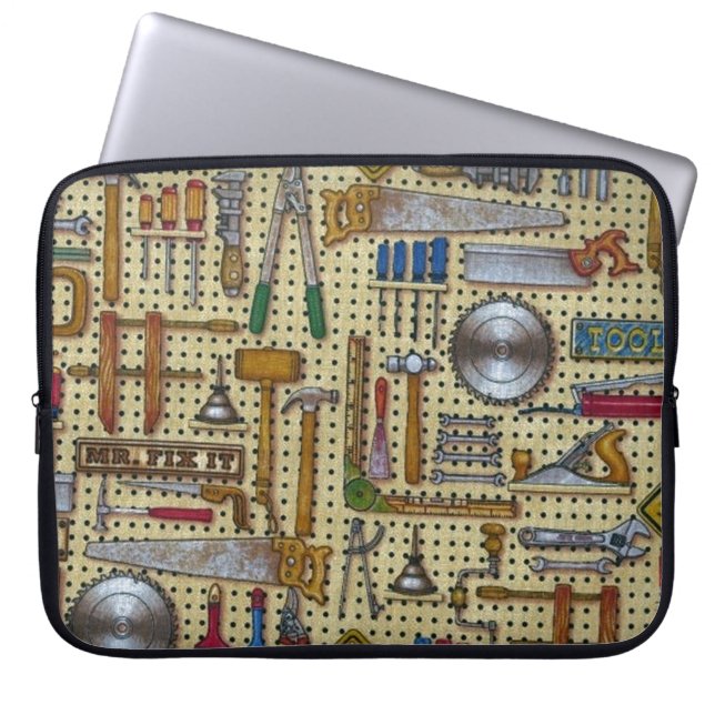 Herr Fix It Handyman Laptop Sleeve (Vorderseite)
