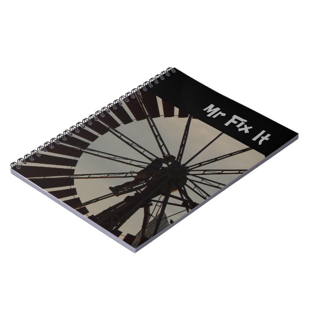 Herr Fix It notebook Notizblock (Linke Seite)