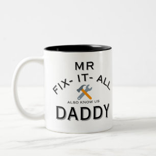 HERR FIXIT ALL DADDY ZWEIFARBIGE TASSE