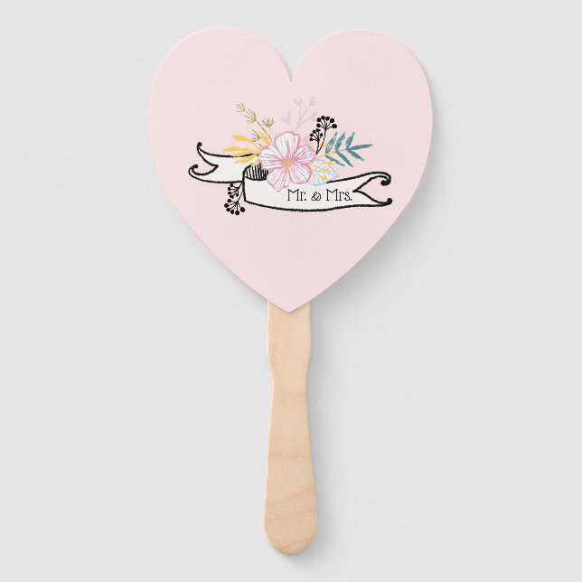 Herr Floral und Frau Fächer (Vorderseite)