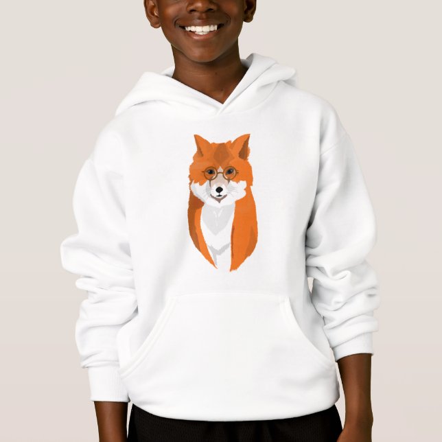 Herr Fox ist der Leser Hoodie (Vorderseite)