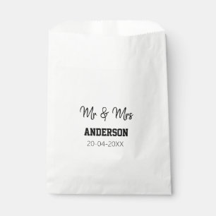 Herr & Frau Familienname Datum Jahr Hochzeitsgesch Geschenktütchen