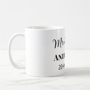 Herr & Frau Familienname Datum Jahr Hochzeitsgesch Kaffeetasse