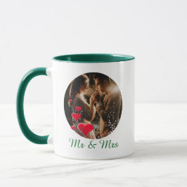 Herr Frau Liebesvögel Foto Tasse