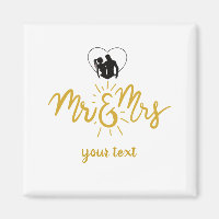 Herr & Frau Newly Wed Magnet