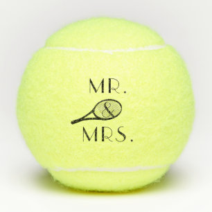 Herr & Frau Tennis-Schläger Tennisbälle