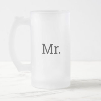 HERR FROSTED MUG MATTGLAS BIERGLAS