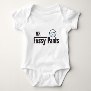 Herr Fussy Pants Baby Strampler